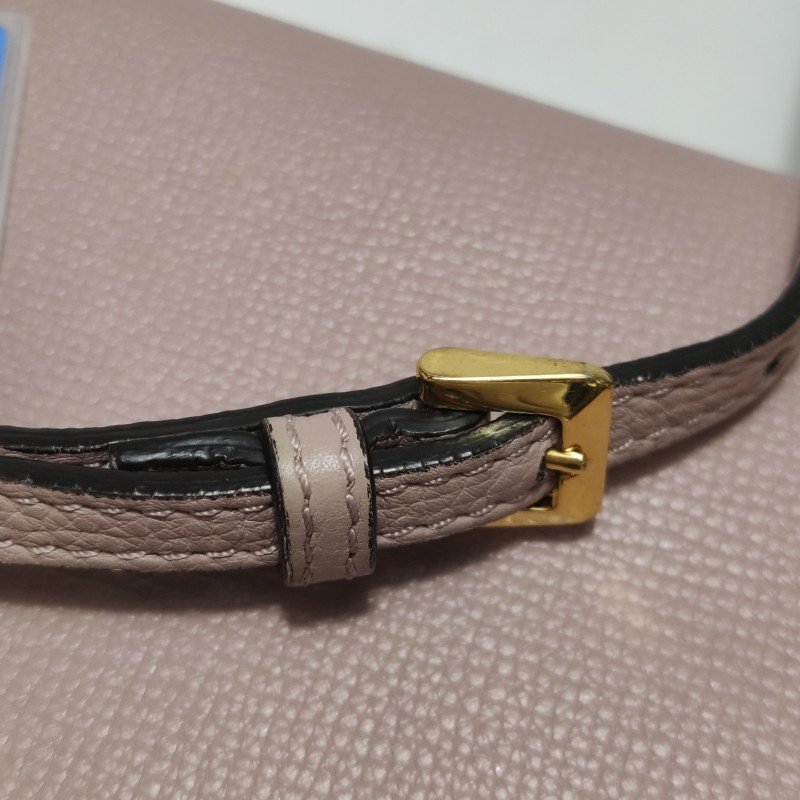 Burberry Macken牛皮帆布拼色格纹斜挎包单肩包-10