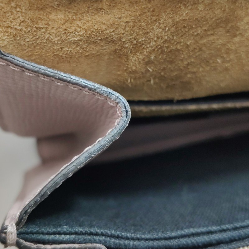 Burberry Macken牛皮帆布拼色格纹斜挎包单肩包-22