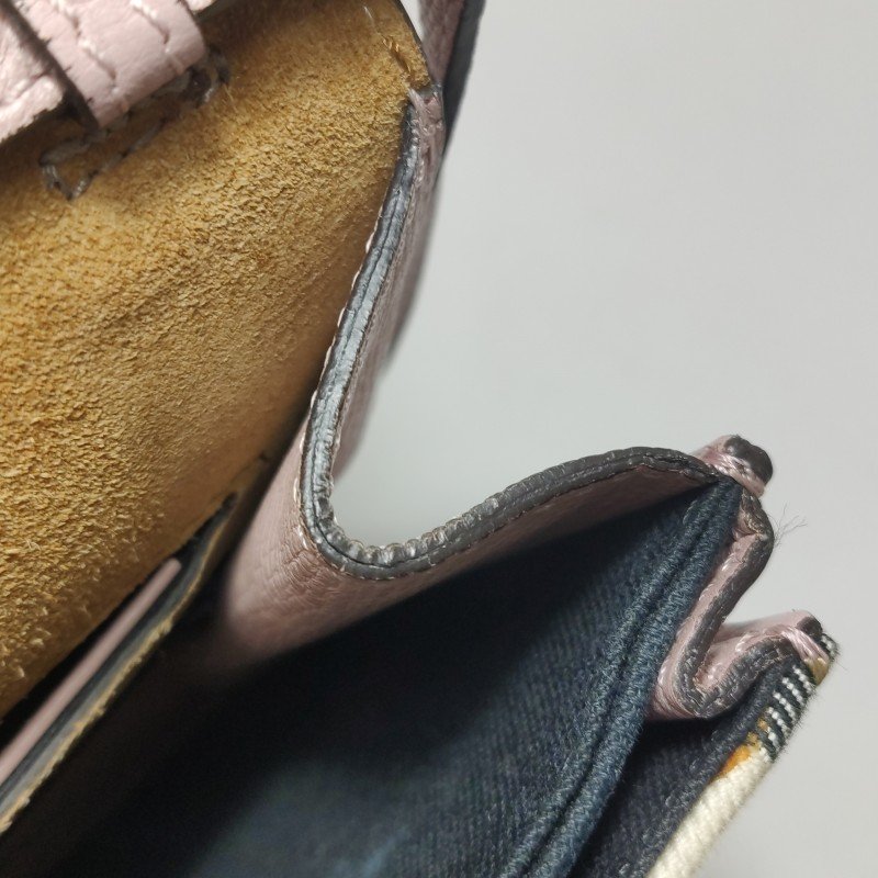 Burberry Macken牛皮帆布拼色格纹斜挎包单肩包-23