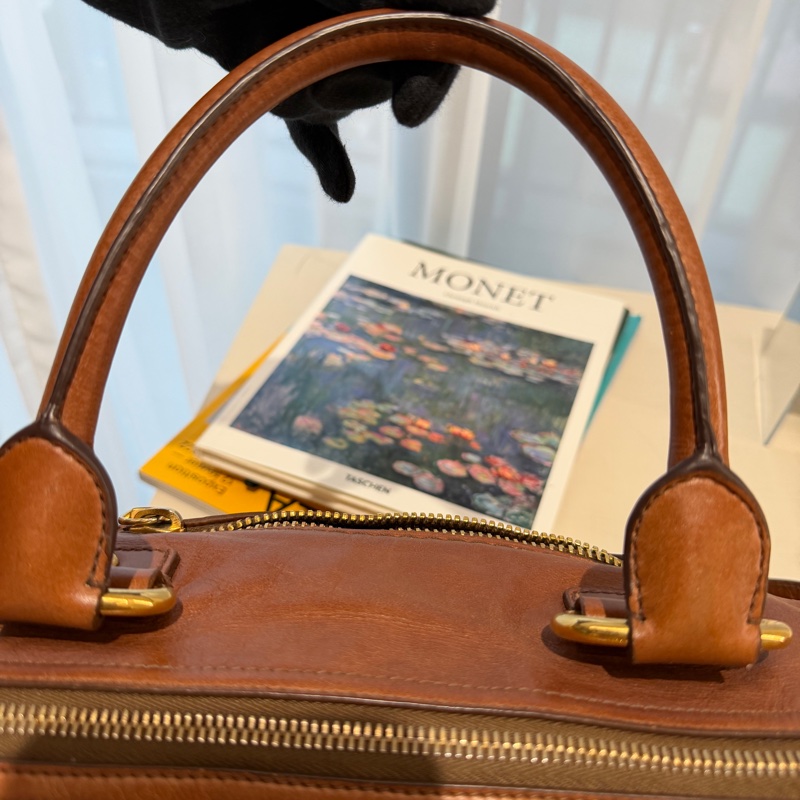 Prada 棕色公事包💼帶你賺大錢！💰💰來運轉-5