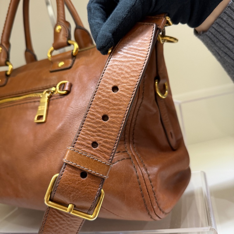 Prada 棕色公事包💼帶你賺大錢！💰💰來運轉-22