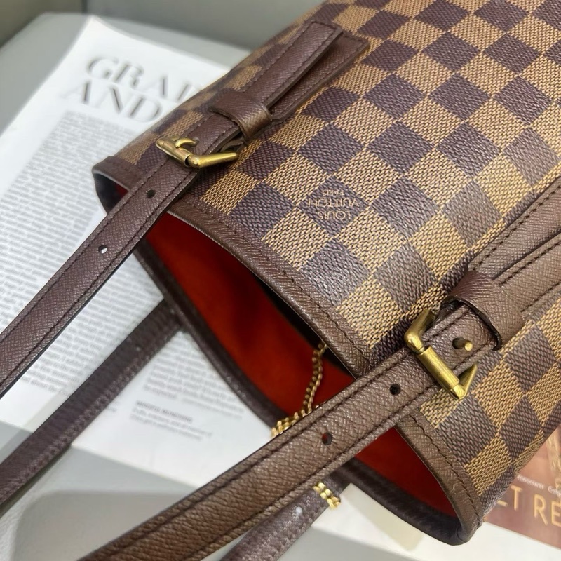 LV棋盤格水桶包-2