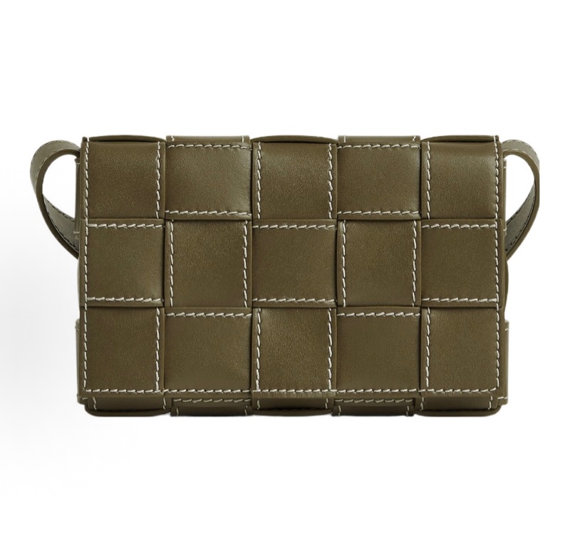 Bottega Veneta葆蝶家 牛皮革 單肩斜挎包 小號-2