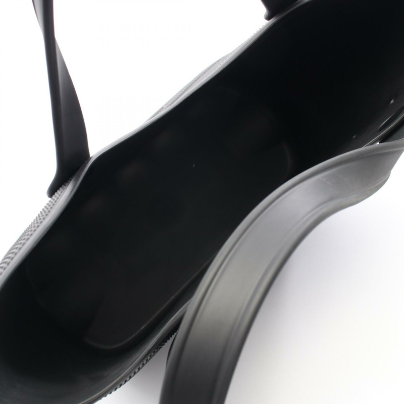 BALENCIAGA CROCS 大手提包 702266 橡膠黑色 二手 女款-2