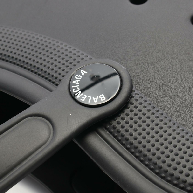 BALENCIAGA CROCS 大手提包 702266 橡膠黑色 二手 女款-6