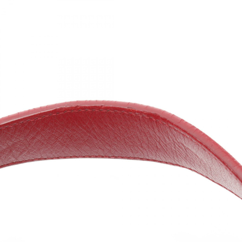 SAINT LAURENT PARIS Muse 斜背包/單肩包,紅色二手皮革款-5