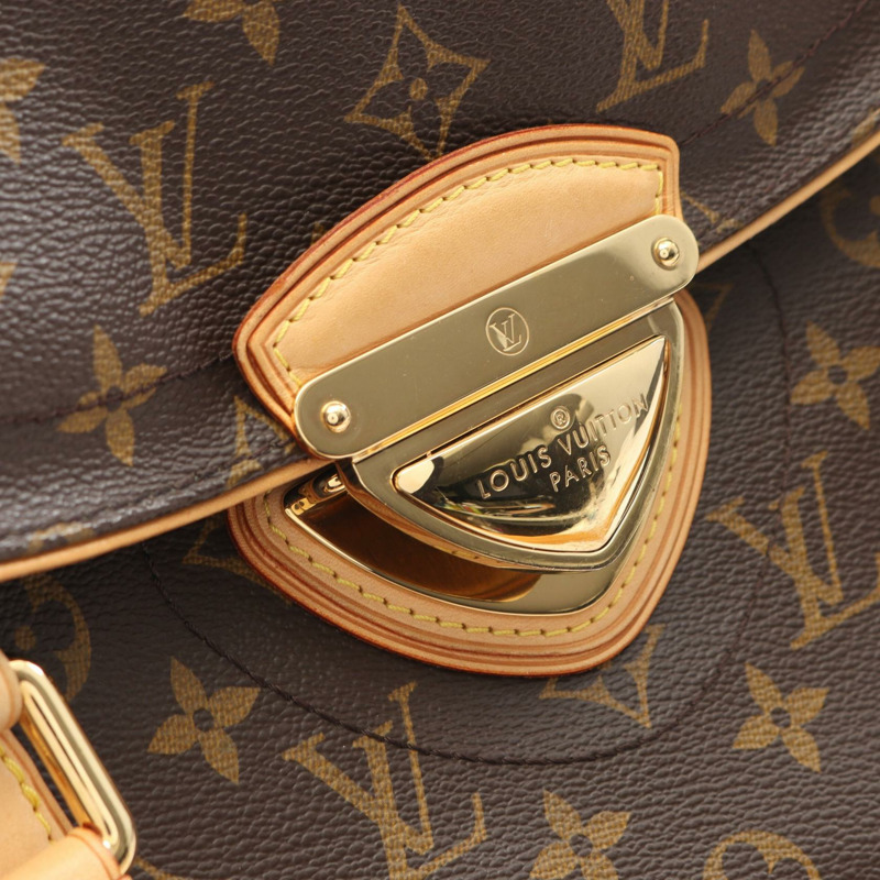 路易威登 Beverly GM 單肩包 M40120 Monogram 帆布棕色二手小姐 LV-9