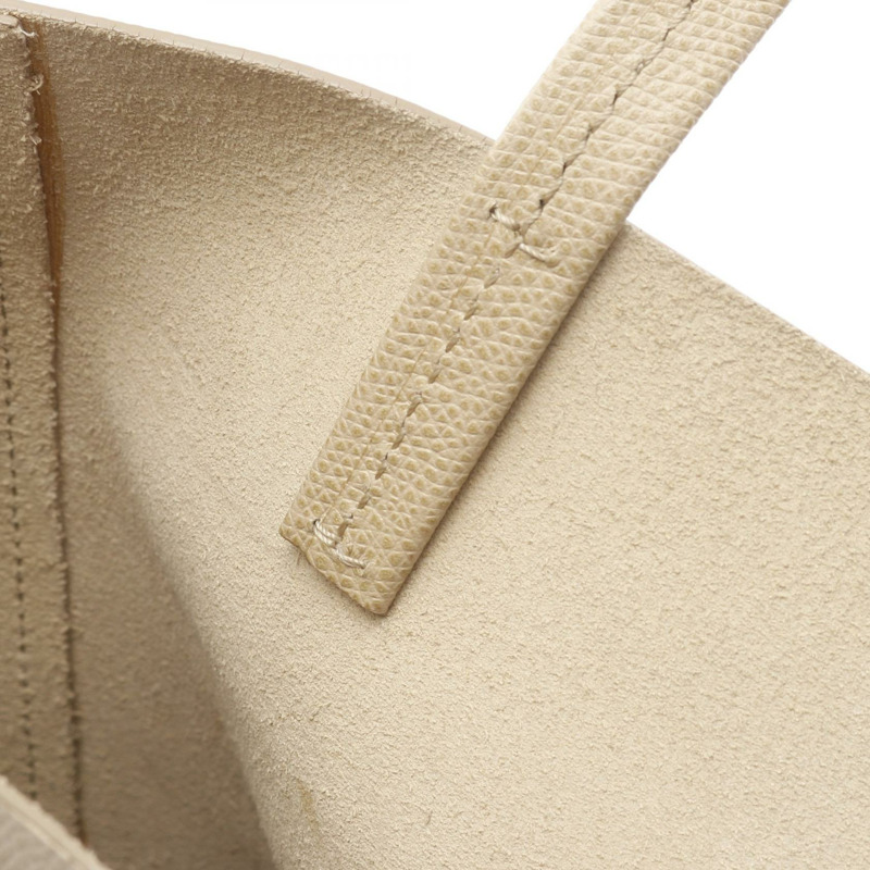 CELINE Vertical 小號 Cabas 手提單肩斜背包 176163 米色皮革-6