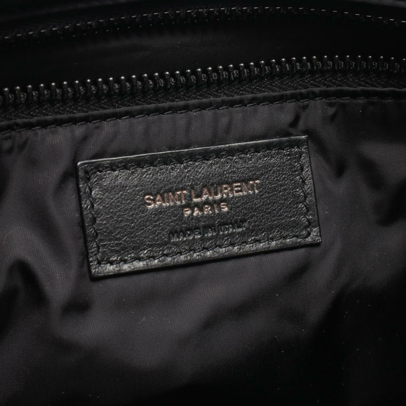 SAINT LAURENT PARIS 單肩包 733294 尼龍皮革 黑白 新款 女士-3