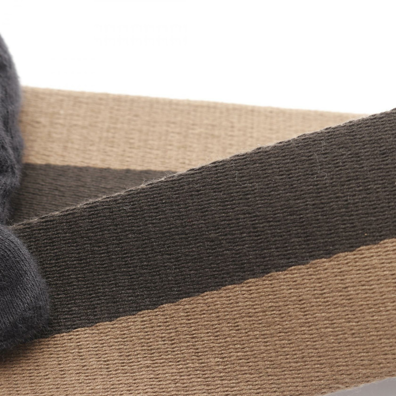 FENDI FLAT BAGUETTE 斜背包 8BS039 皮革帆布 棕色 二手-8