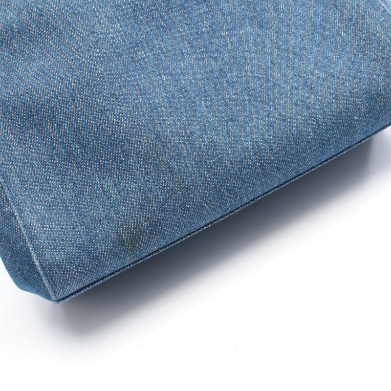 香奈兒女士牛仔藍手提包（二手）-7