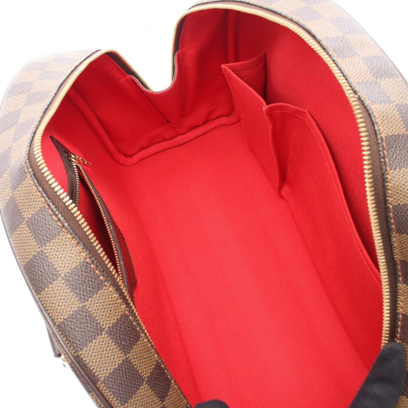 路易威登 Nolita 手袋 N41455 Damier 帆布皮革 棕色 Ebene 二手女式-2