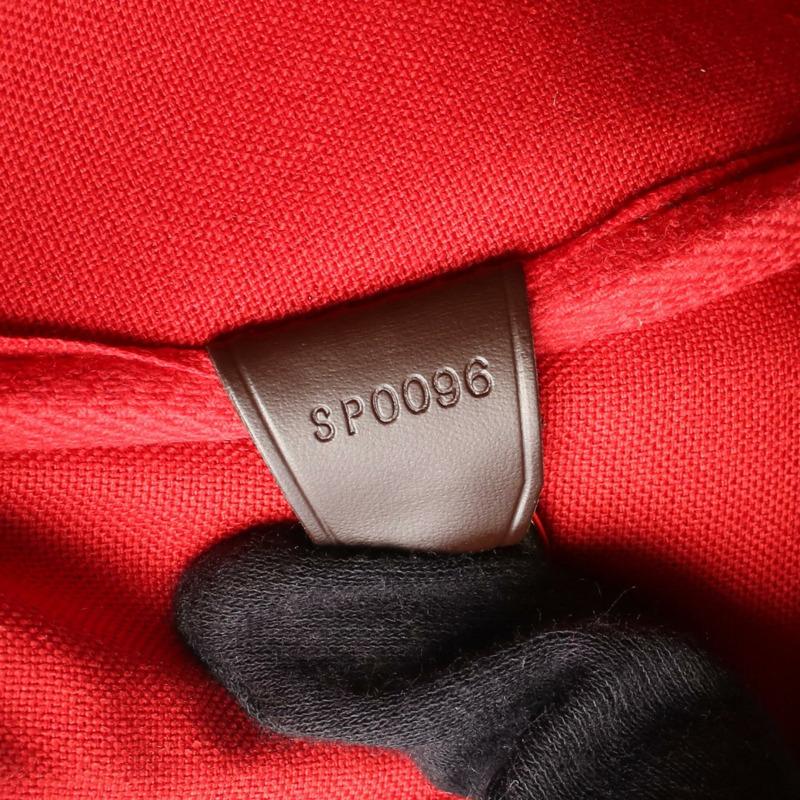 路易威登 Nolita 手袋 N41455 Damier 帆布皮革 棕色 Ebene 二手女式-4