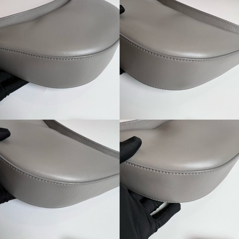 LOEWE 灰LUNA HOBO腋下包-15