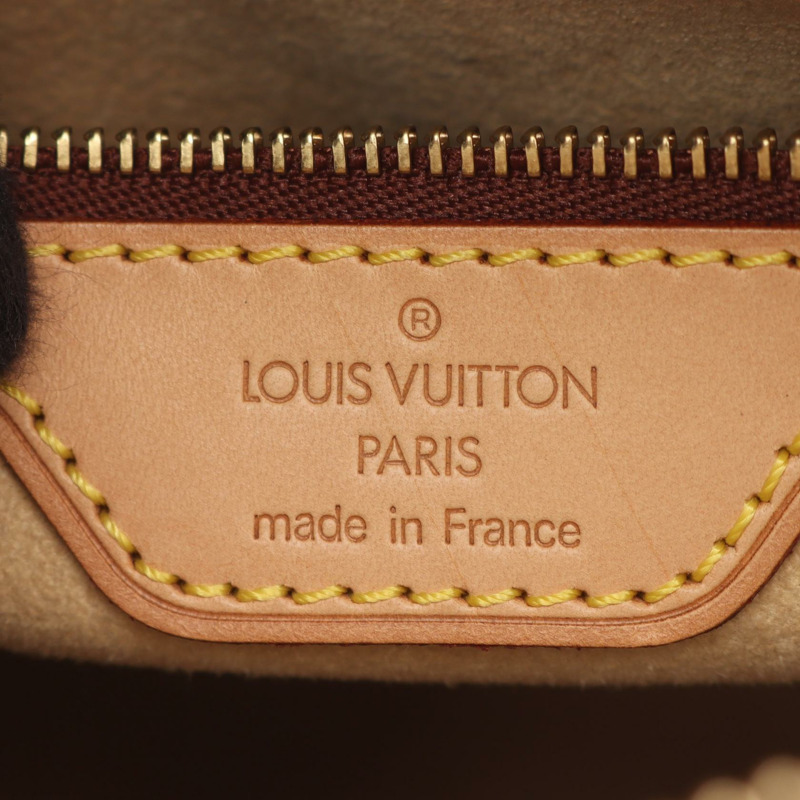 路易威登 Looping MM 單肩包 M51146 Monogram 帆布皮革棕色二手-3