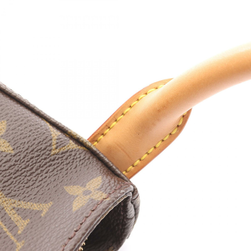 路易威登 Looping MM 單肩包 M51146 Monogram 帆布皮革棕色二手-6