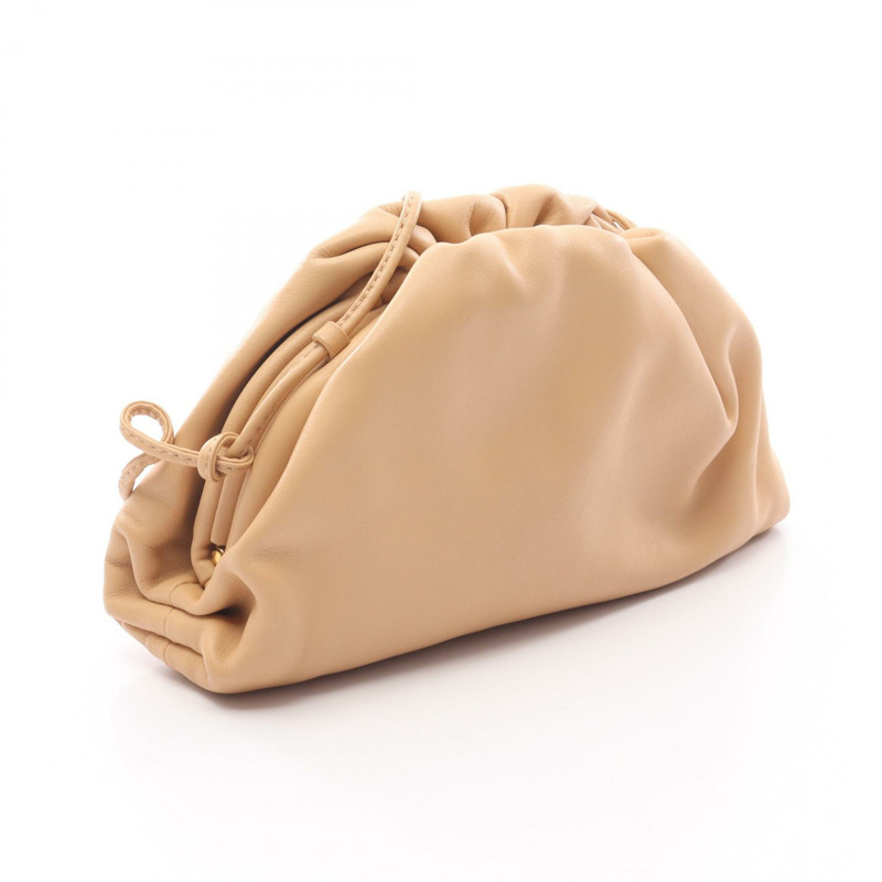 BOTTEGA VENETA 迷你斜背包 58585 皮革 米色 二手-1