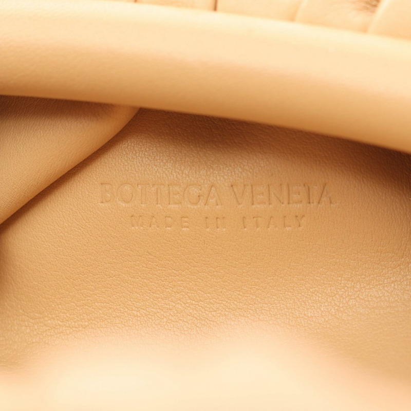 BOTTEGA VENETA 迷你斜背包 58585 皮革 米色 二手-3