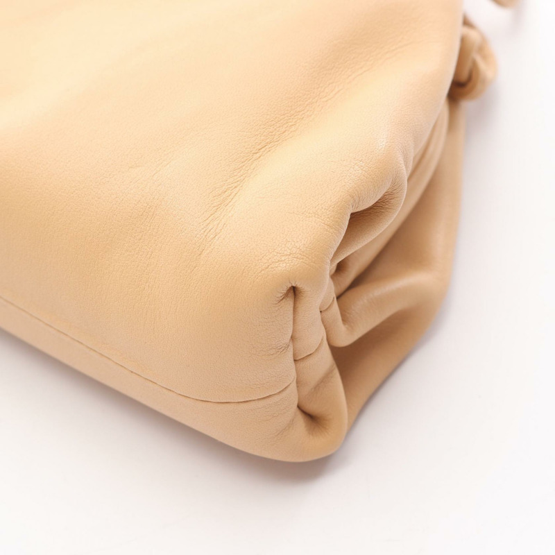 BOTTEGA VENETA 迷你斜背包 58585 皮革 米色 二手-4