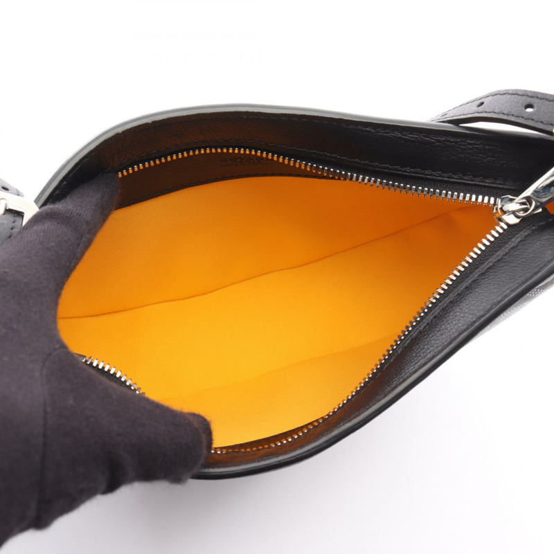 GOYARD Hirondelle 單肩包 HIRONDPMLTY01CL01P 帆布皮革 黑色 二手-2