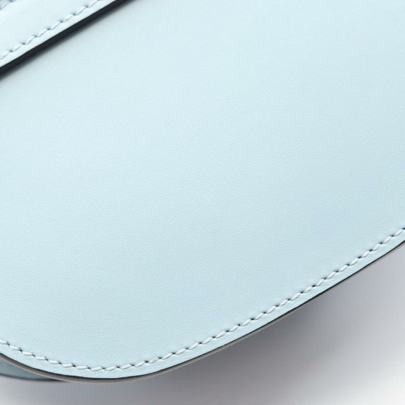 LOEWE Gate 雙肩包迷你斜背包,皮革材質,藍色,二手女款-4