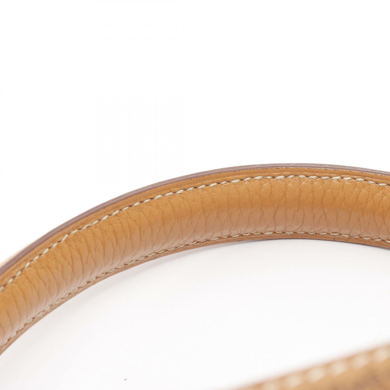 愛馬仕 Kelly 32 單肩手提包，Ardennes 皮革，棕色，天然色，二手，女士，金色五金-13