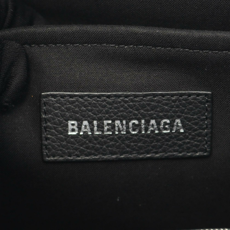 BALENCIAGA HARDWARE TOTE S 肩斜背包,黑色皮革,二手女款-3