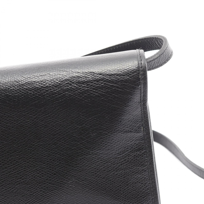 Christian Dior 蜂巢形單肩斜背包，黑色皮革，二手女款-9