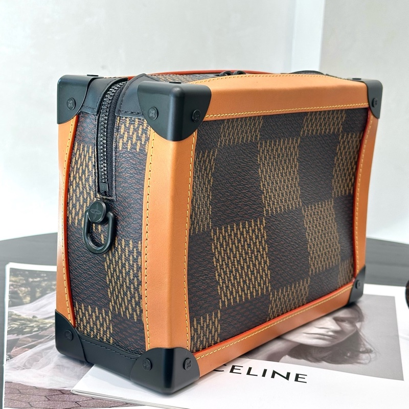 LV x nigo soft trunk 聯名 限量款 盒子包  尺寸約25x18x10-4
