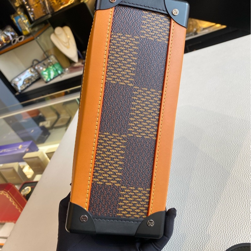 LV x nigo soft trunk 聯名 限量款 盒子包  尺寸約25x18x10-9