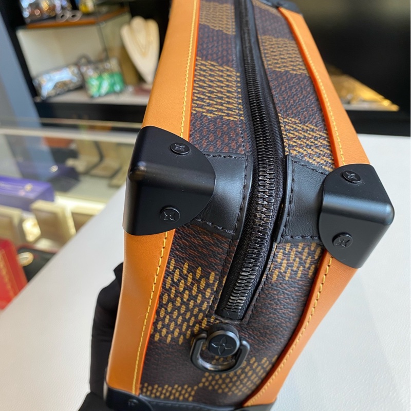 LV x nigo soft trunk 聯名 限量款 盒子包  尺寸約25x18x10-12