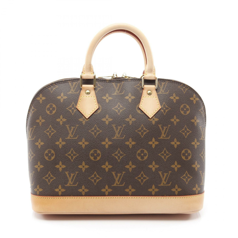 路易威登 Alma PM 手提包 M51130 Monogram 帆布皮革棕色二手女士 LV-0