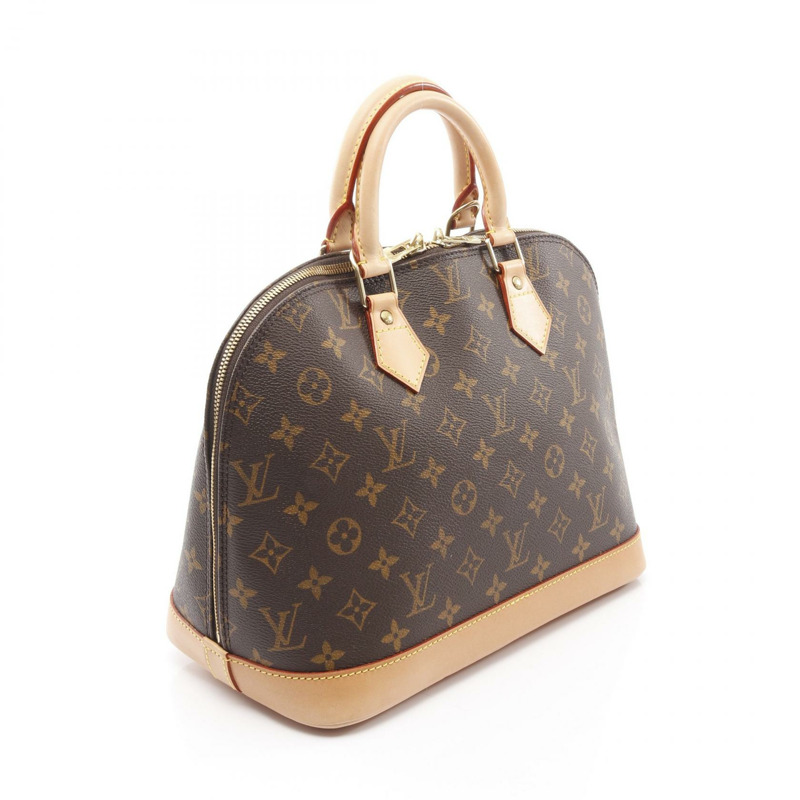 路易威登 Alma PM 手提包 M51130 Monogram 帆布皮革棕色二手女士 LV-1