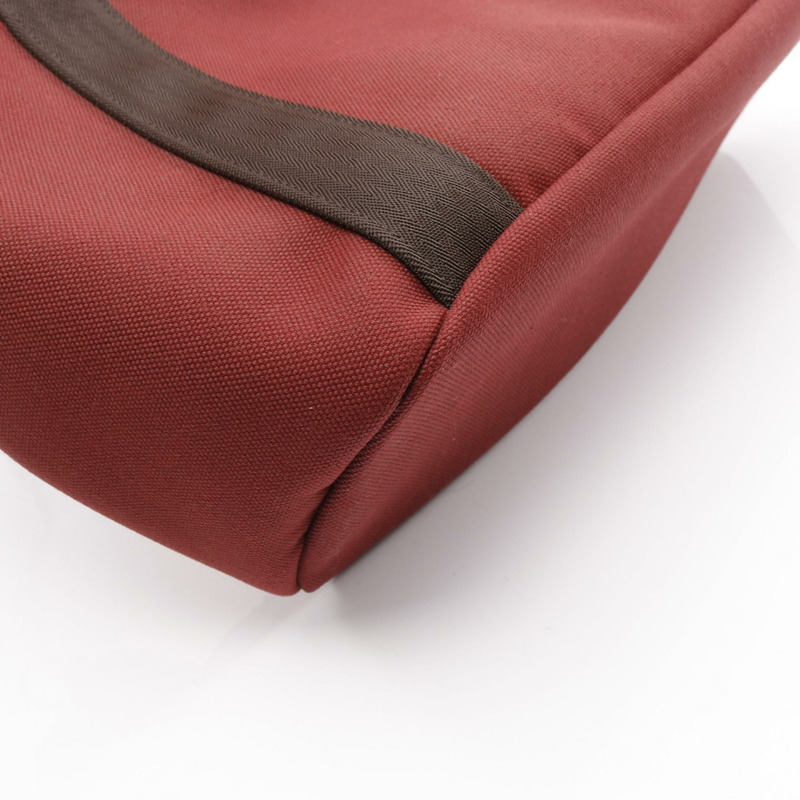 愛馬仕 (HERMES) Sac de Pansage 新郎肩挎包 Toile Military Bordeaux 二手 B SHW-5