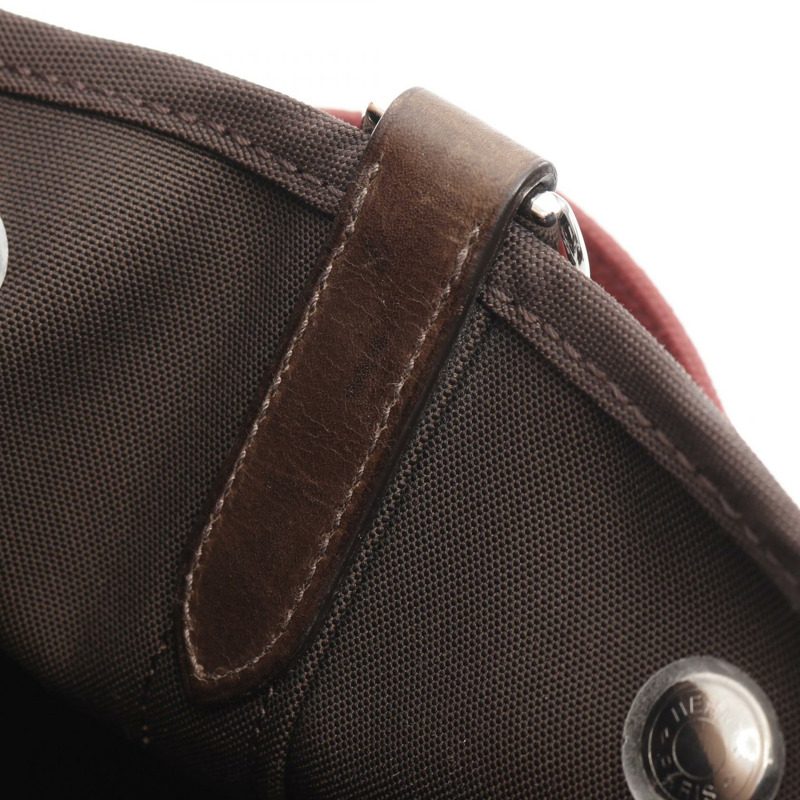 愛馬仕 (HERMES) Sac de Pansage 新郎肩挎包 Toile Military Bordeaux 二手 B SHW-7
