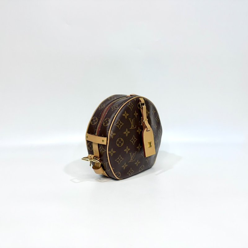 LV原花Boite Chapeau Souple 吊牌軟圓餅MM斜背包M45647-2