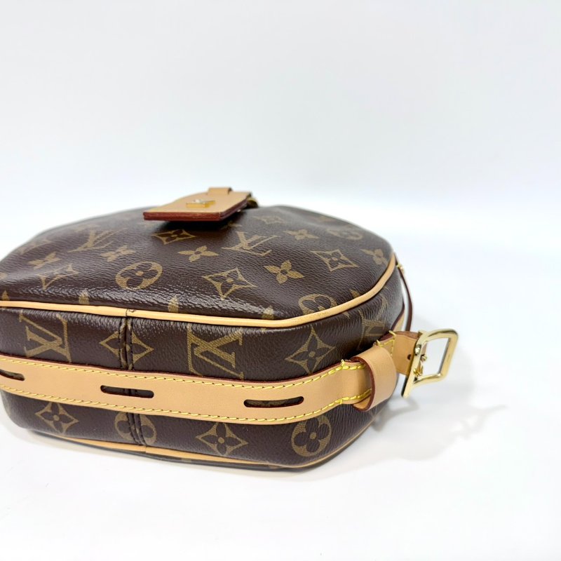 LV原花Boite Chapeau Souple 吊牌軟圓餅MM斜背包M45647-4