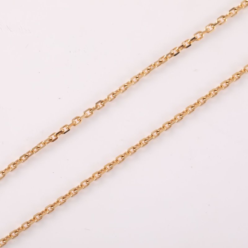 Van Cleef & Arpels LuckyAlhambra蝴蝶項鏈18K黃金/虎眼石項鏈黃金項鍊-3