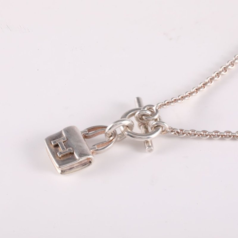 HERMES AmulettesConstance康康項鏈AG925銀項鏈項鍊-1