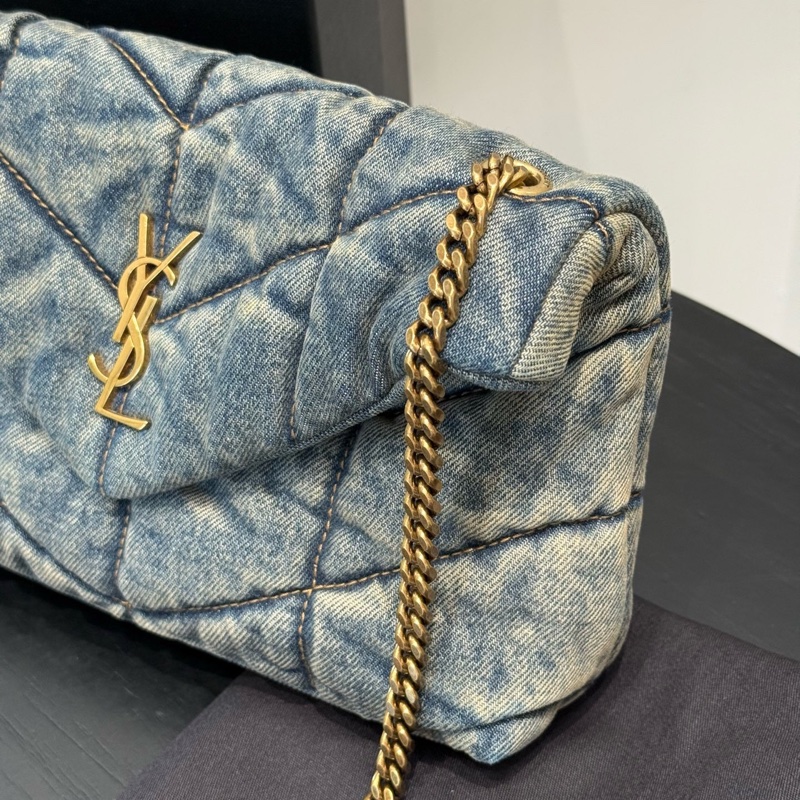 YSL 單寧牛仔 雲朵包 小號mini號-2