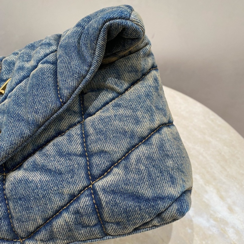 YSL 單寧牛仔 雲朵包 小號mini號-10