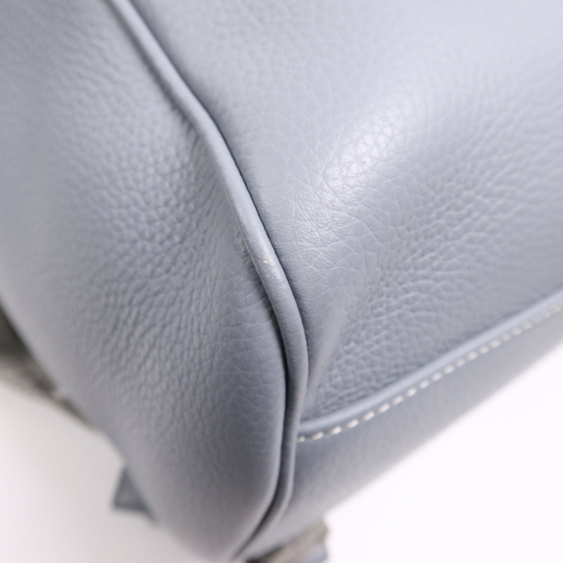 Dior 牛皮皮革Saddle Backpack銀扣背包-10