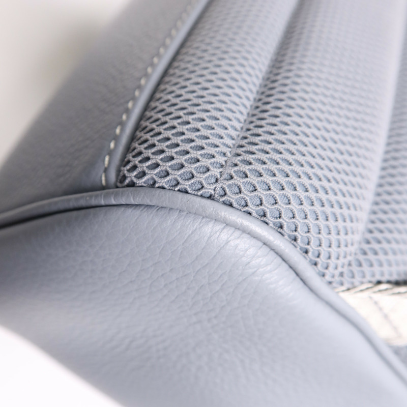 Dior 牛皮皮革Saddle Backpack銀扣背包-11