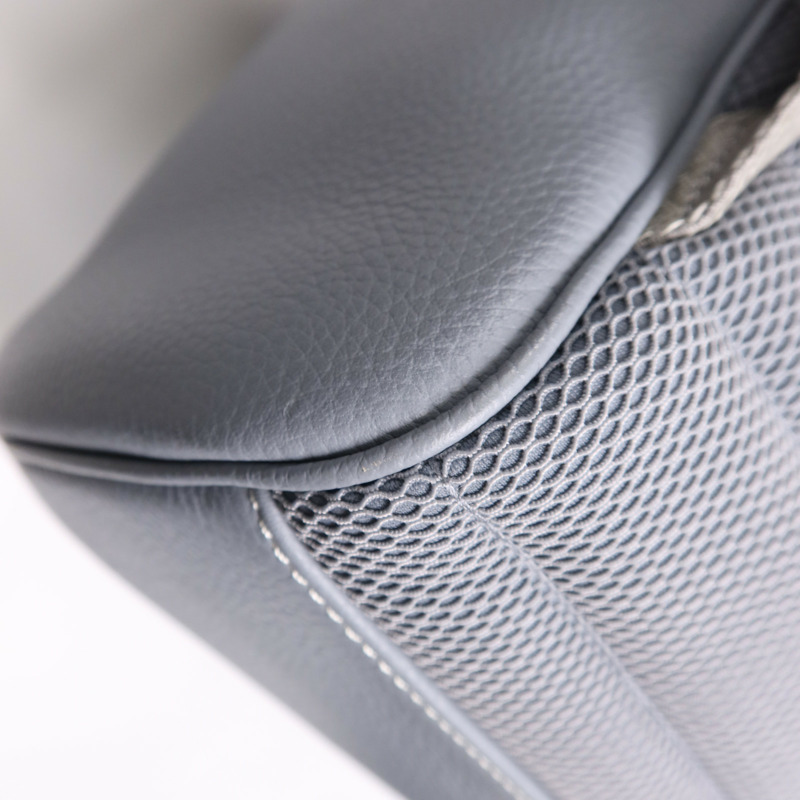 Dior 牛皮皮革Saddle Backpack銀扣背包-12