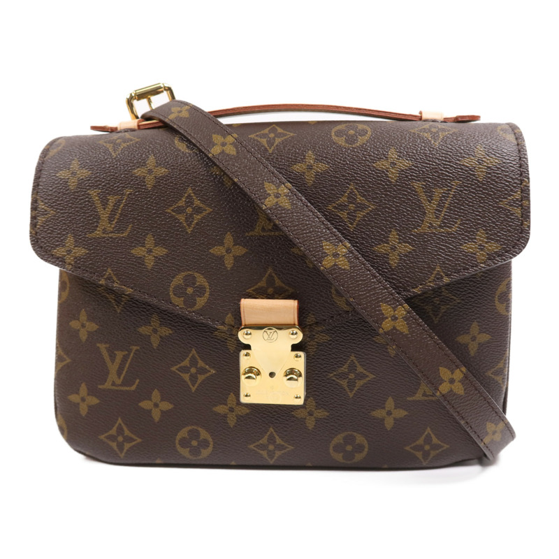 LOUIS VUITTON Monogram Pochette Metis MM金扣手挽肩背兩用袋-0