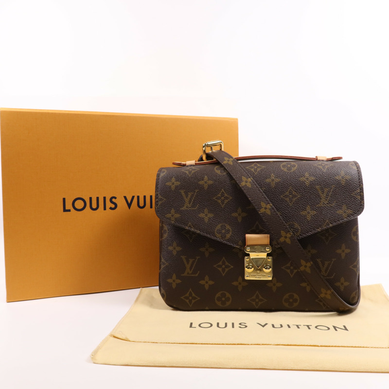LOUIS VUITTON Monogram Pochette Metis MM金扣手挽肩背兩用袋-4