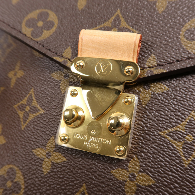 LOUIS VUITTON Monogram Pochette Metis MM金扣手挽肩背兩用袋-10