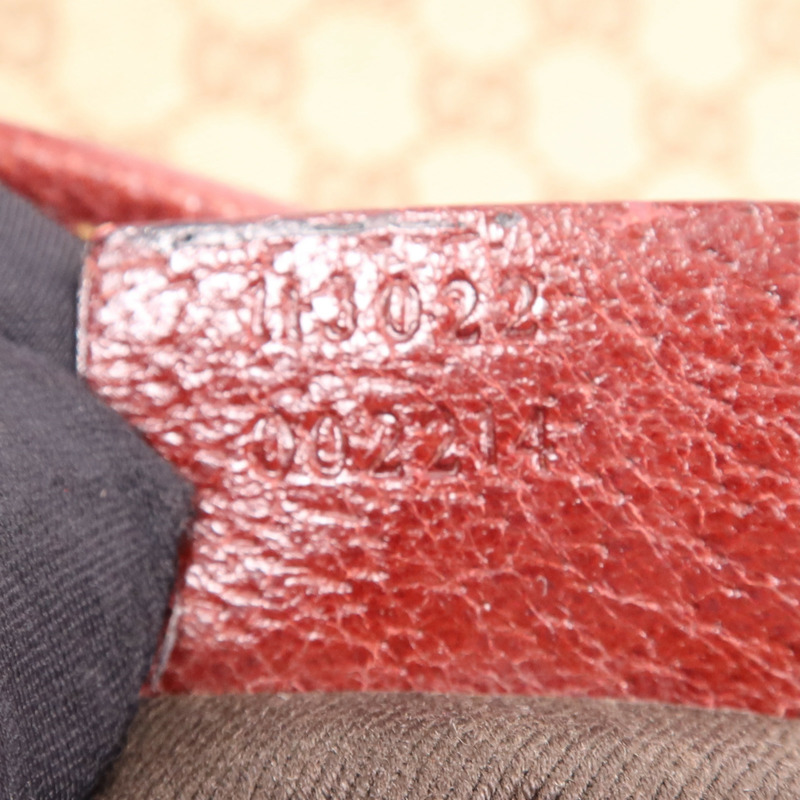 GUCCI 帆布Tote Bag銀扣肩背袋-6