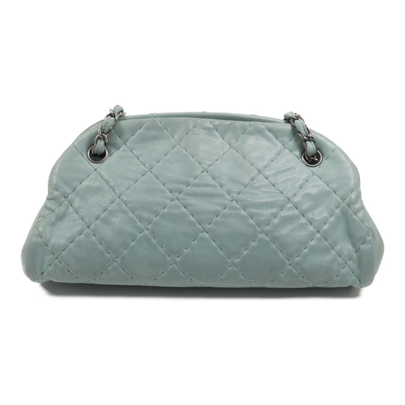 CHANEL 牛皮皮革Shoulder Bag銀扣鏈帶肩背袋-1