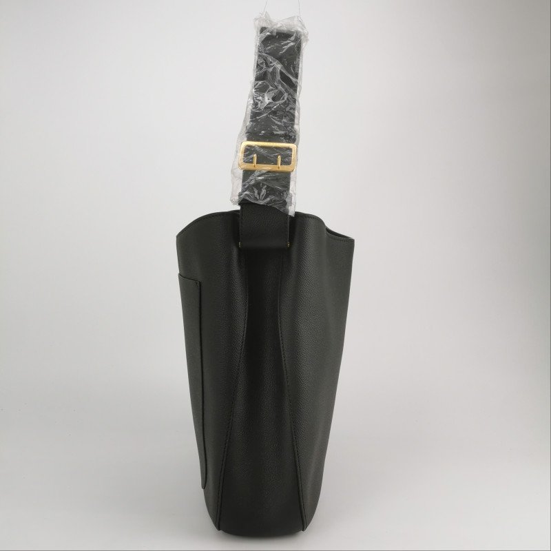 Burberry Elmstone牛皮纯色字母Logo单肩包-2